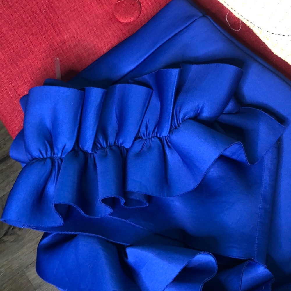 FASHIONNOVA BLUE RUFFLE SET - Picture 3 of 4